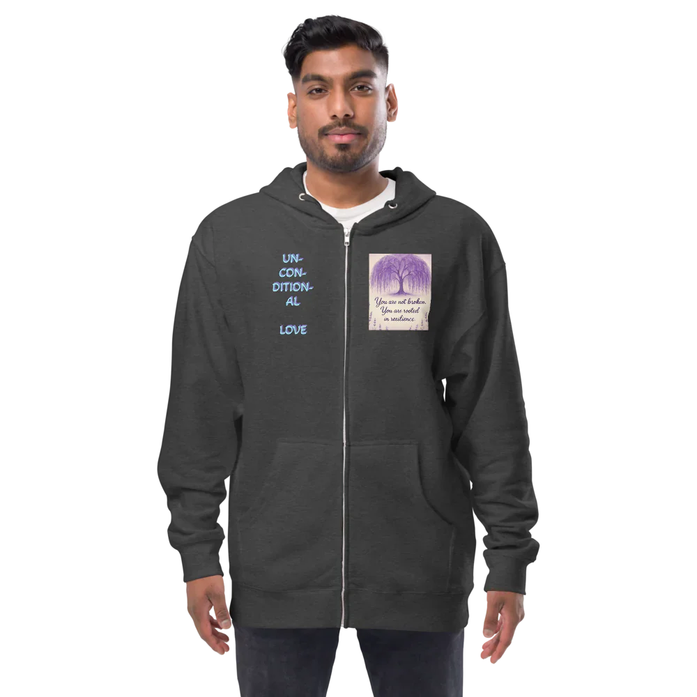 F.L.O.W. © Unisex Fleece Zip Up Hoodie