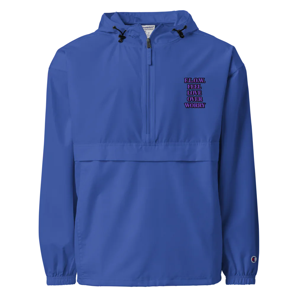 F.L.O.W. © Embroidered Champion Packable Jacket