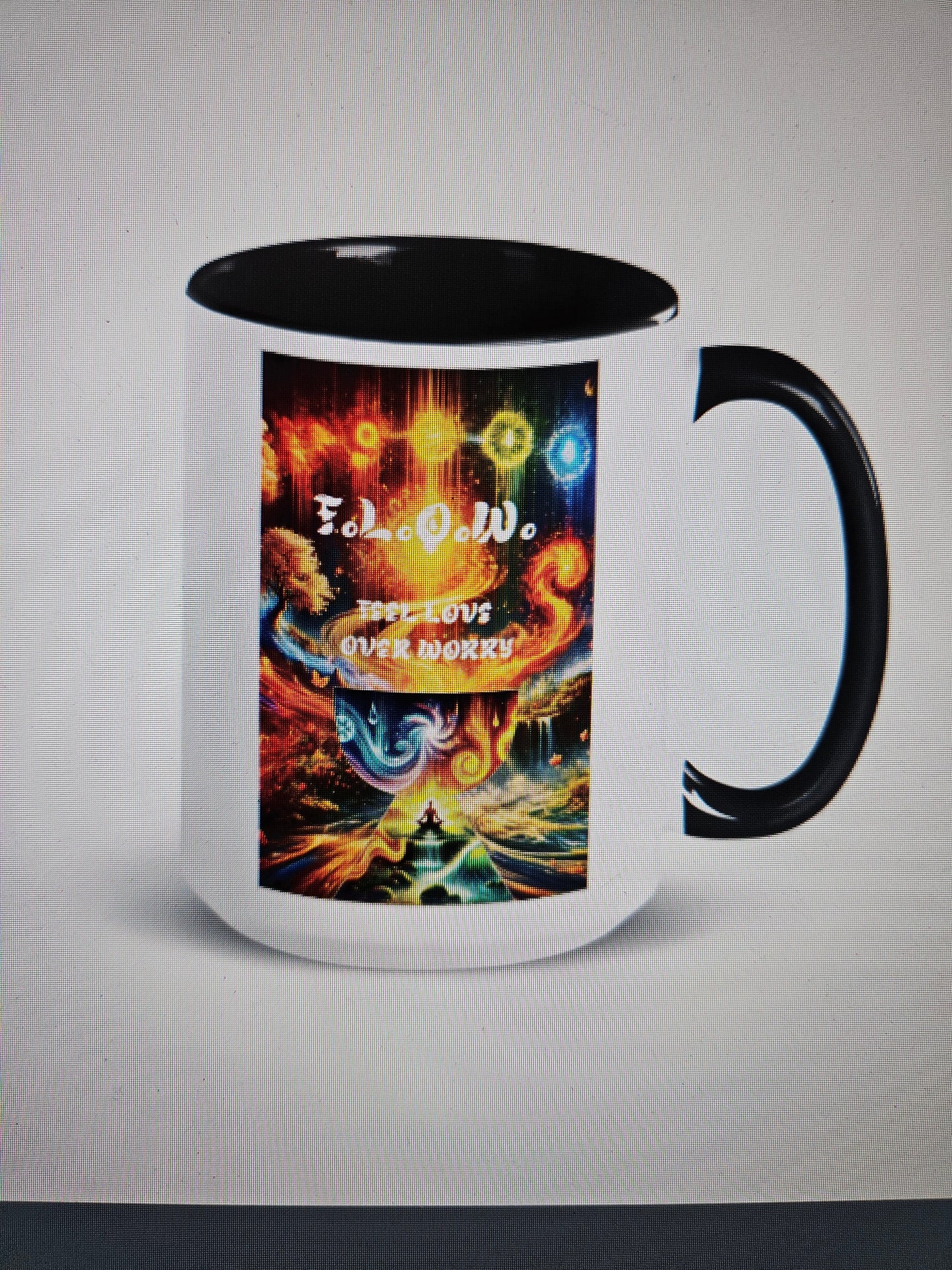 F.L.O.W. © MUG WITH BLACK INSIDE