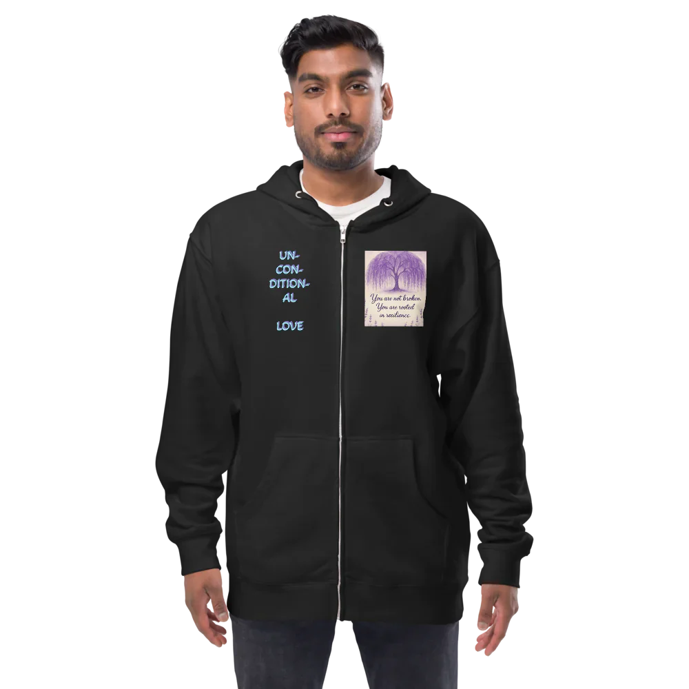 F.L.O.W. © Unisex Fleece Zip Up Hoodie