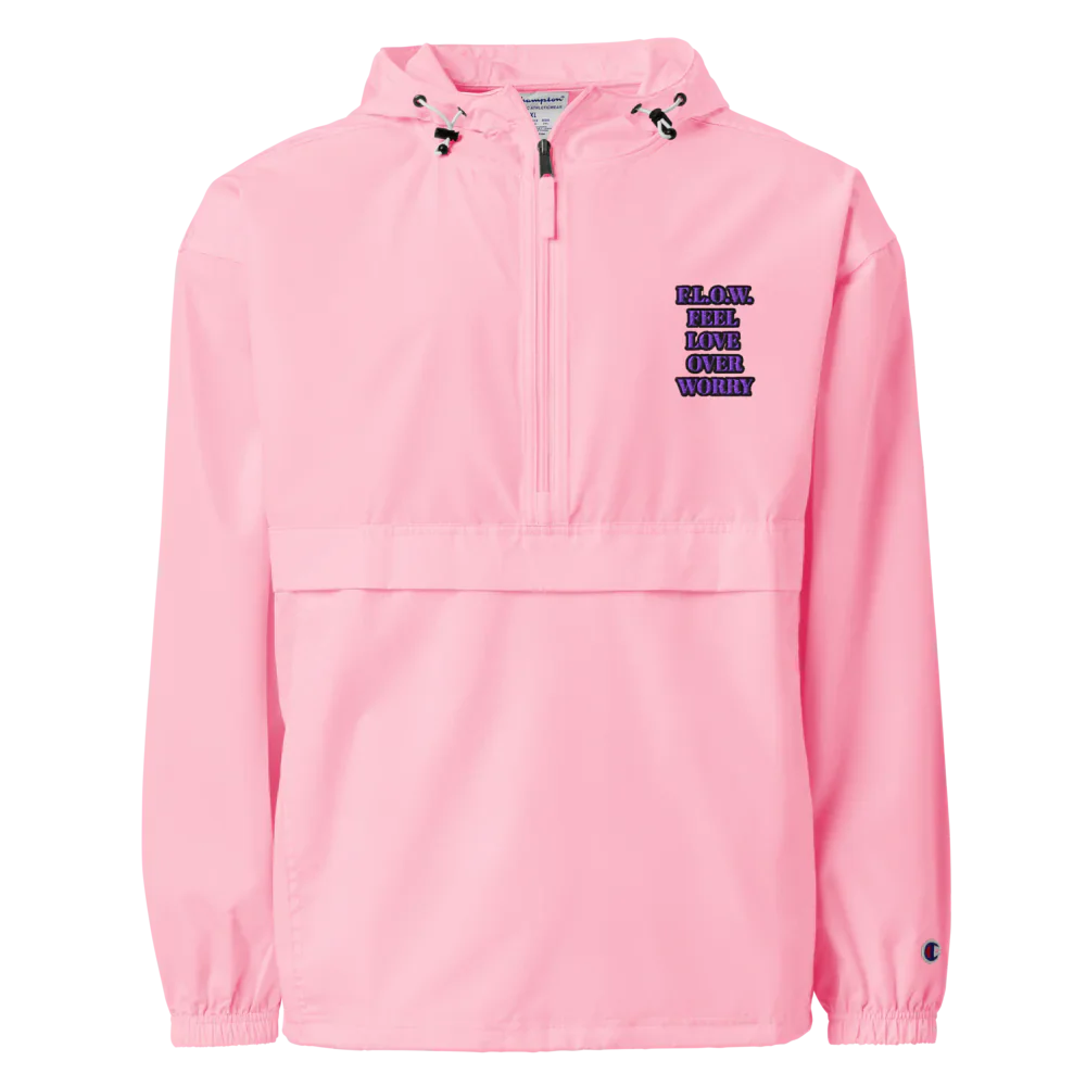 F.L.O.W. © Embroidered Champion Packable Jacket