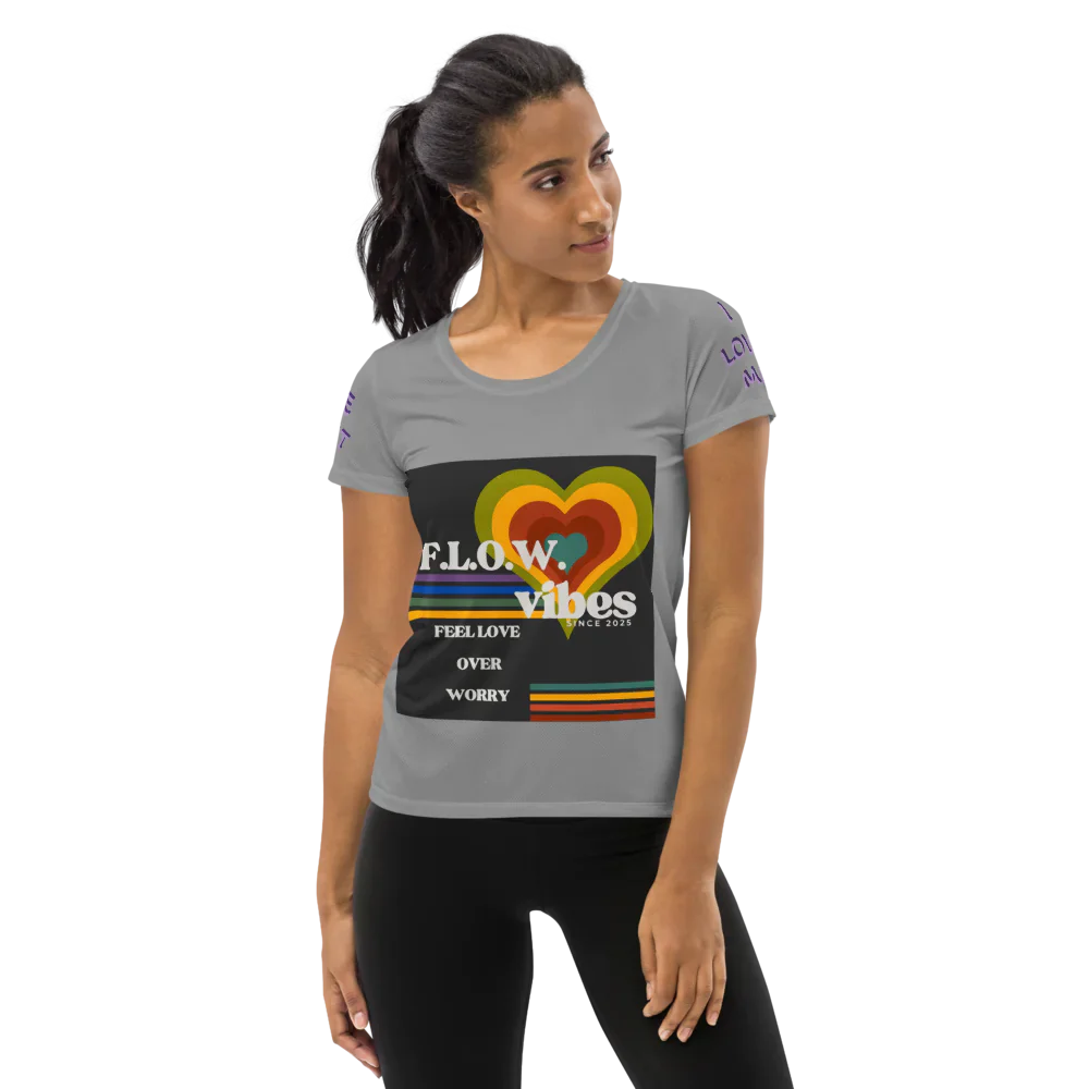 F.L.O.W. © Women's Athletic T-Shirt