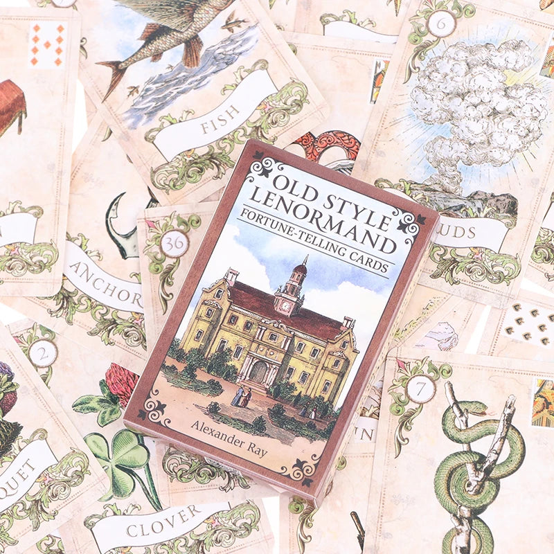 Old Style Lenormand Oracle Card Deck for Divination – TOBI'S F.L.O.W. SHOP
