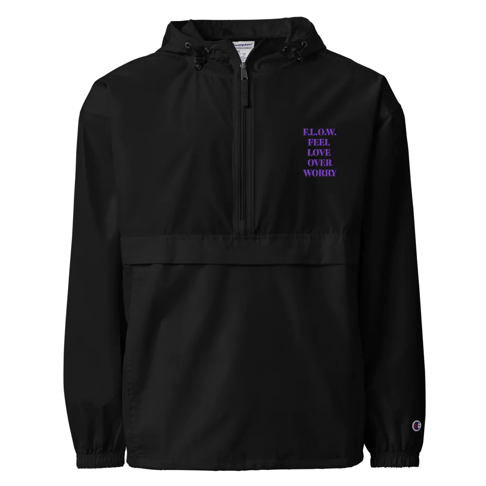 F.L.O.W. © Embroidered Champion Packable Jacket