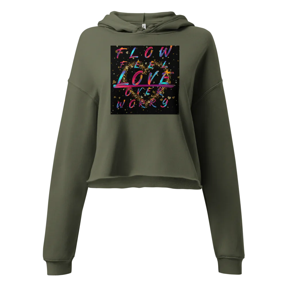 F.L.O.W. © Women's Cropped Hoodie