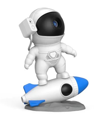 Rocket Astronaut Galaxy Projector Lamp