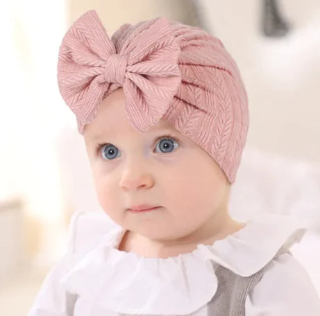 Baby Beanie Cap with Bow