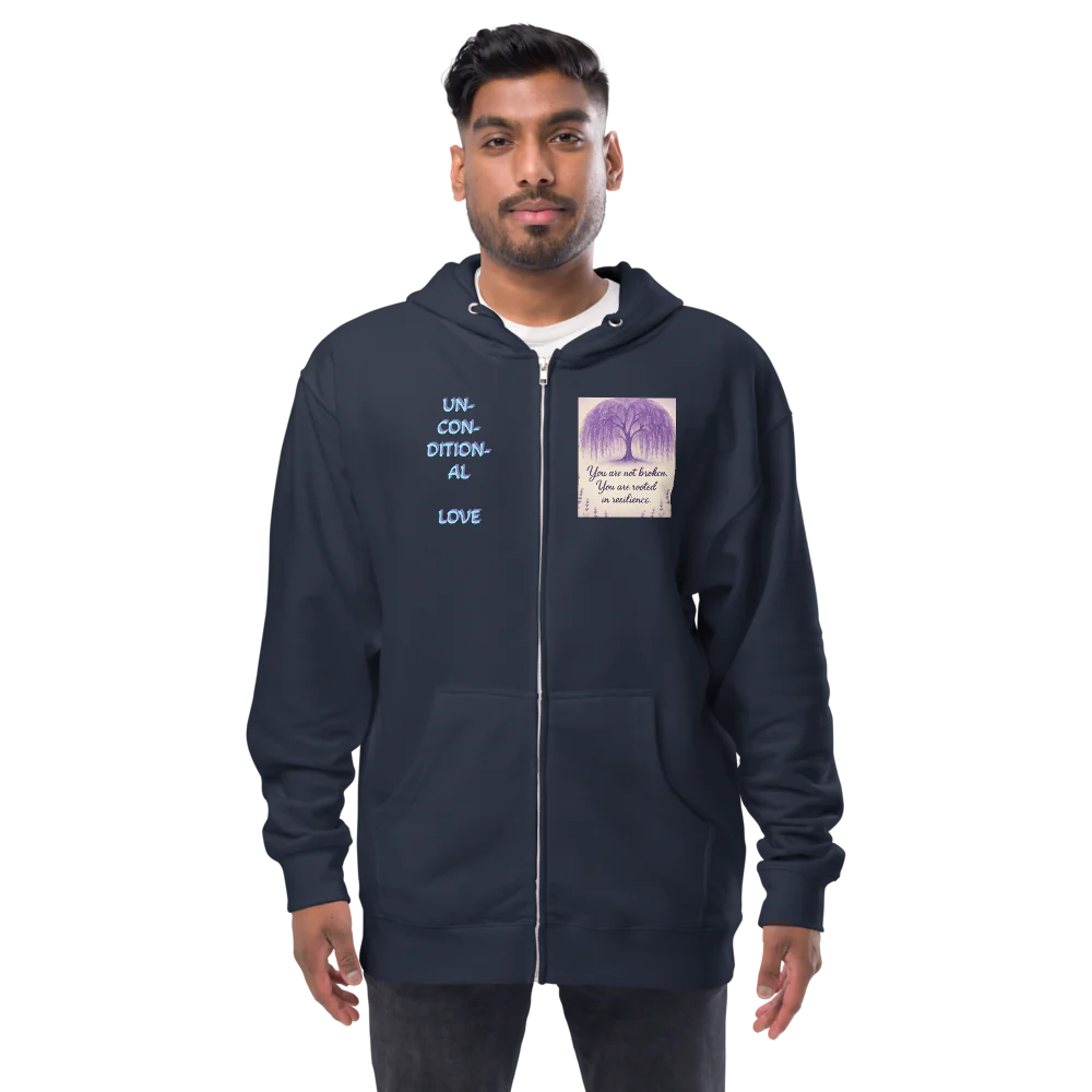 F.L.O.W. © Unisex Fleece Zip Up Hoodie