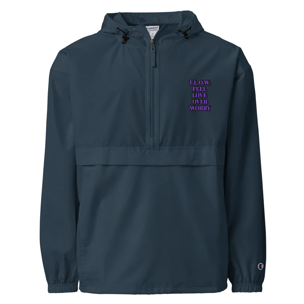 F.L.O.W. © Embroidered Champion Packable Jacket