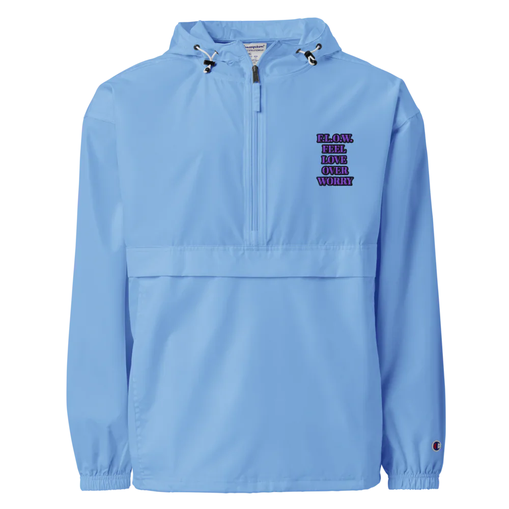 F.L.O.W. © Embroidered Champion Packable Jacket