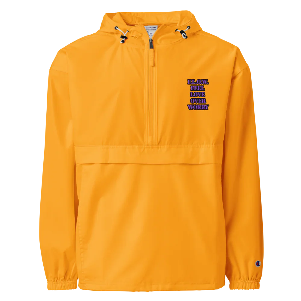 F.L.O.W. © Embroidered Champion Packable Jacket