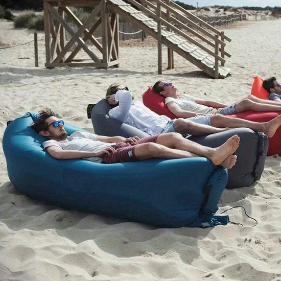 Inflatable Sofa Versatile Foldable Soft  Fast Inflation for Camping  Lounging Christmas Halloween Thanksgiving Gift