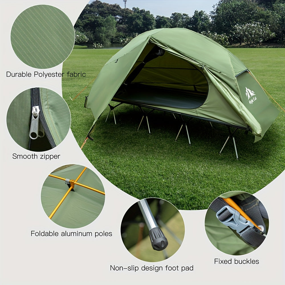 Night Cat Waterproof Portable OffGround Camping BedTent