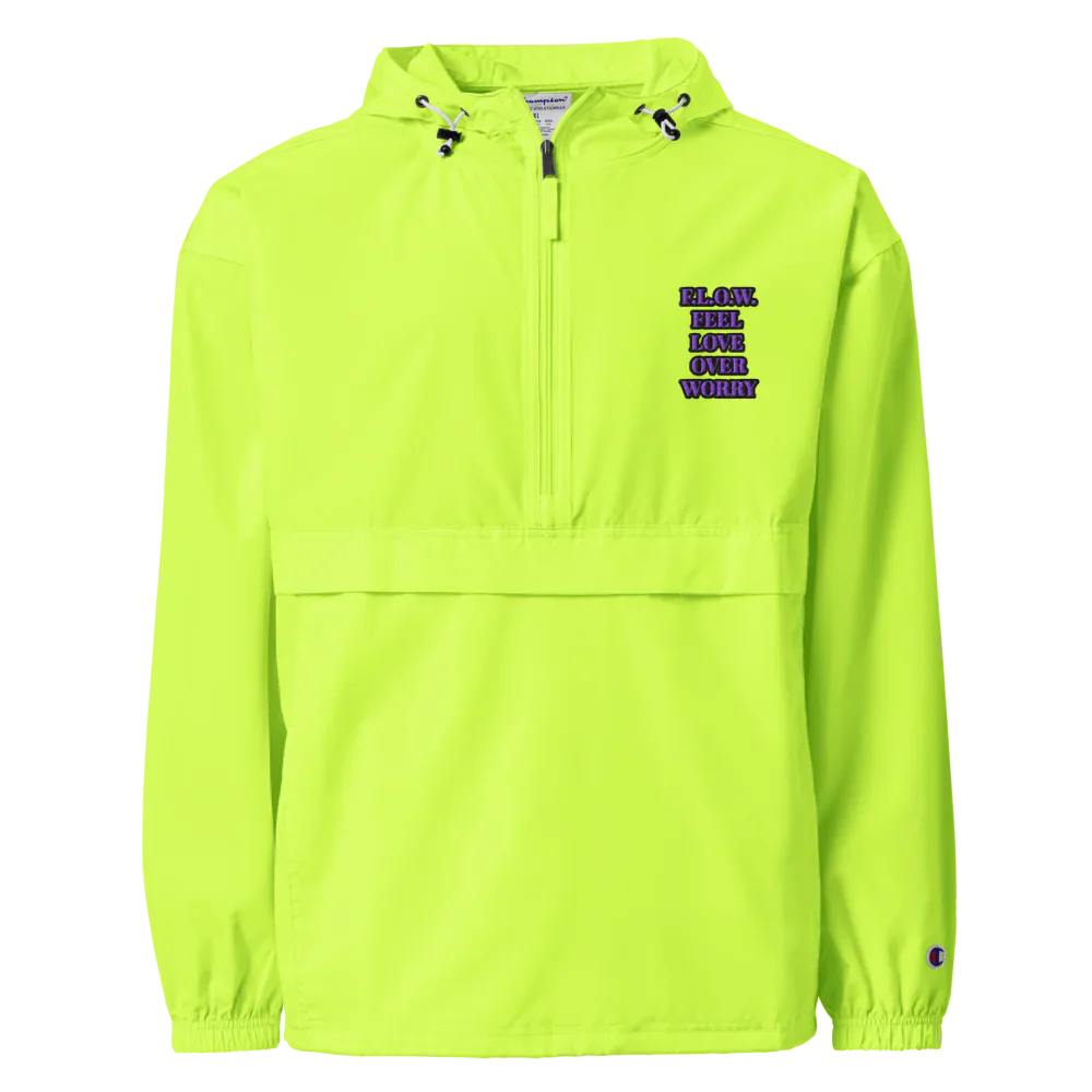 F.L.O.W. © Embroidered Champion Packable Jacket